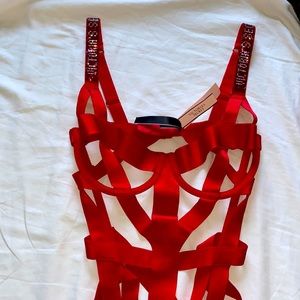 Victoria’s Secret body strap suit